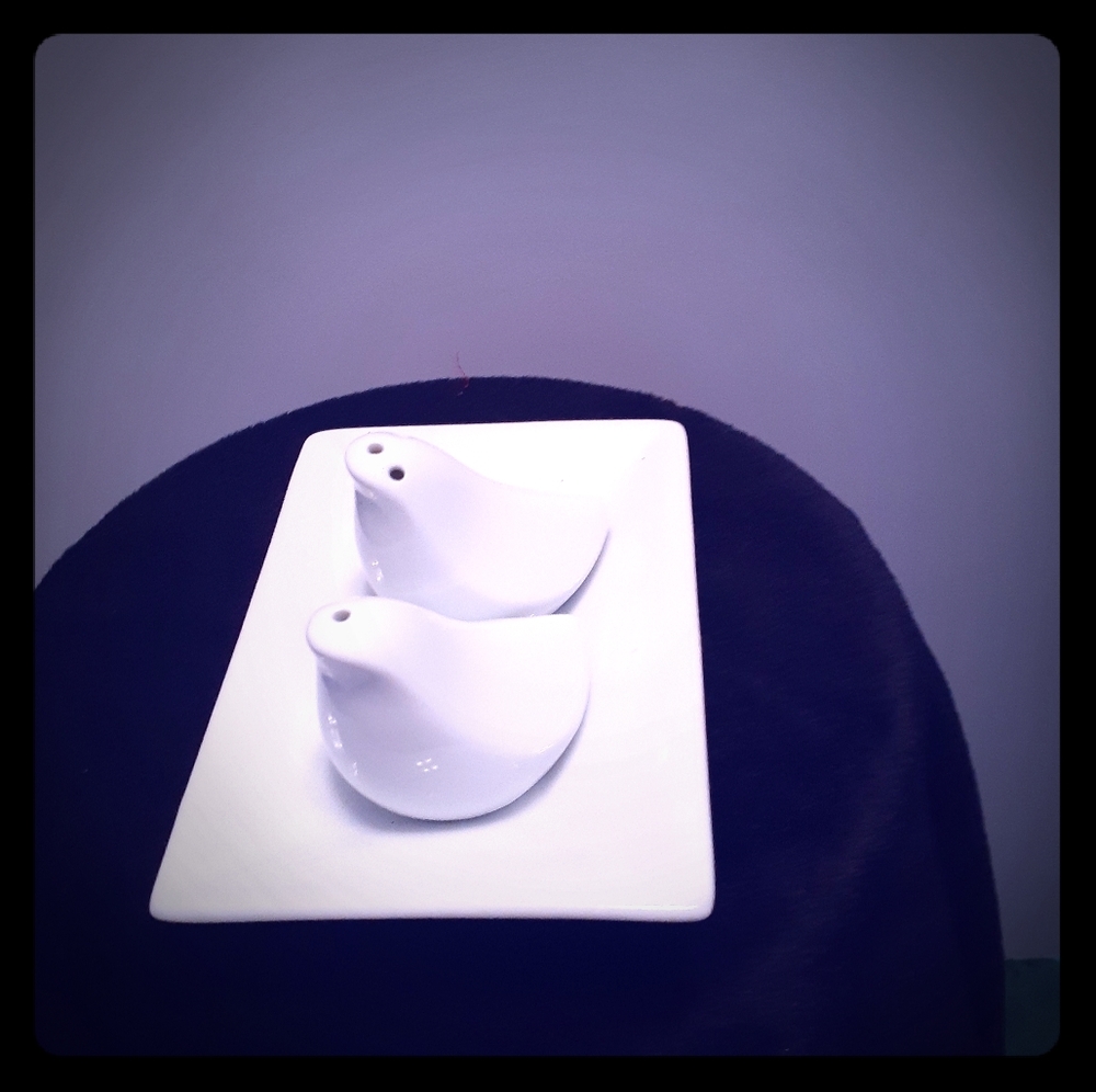 Vintage salt and pepper shakers